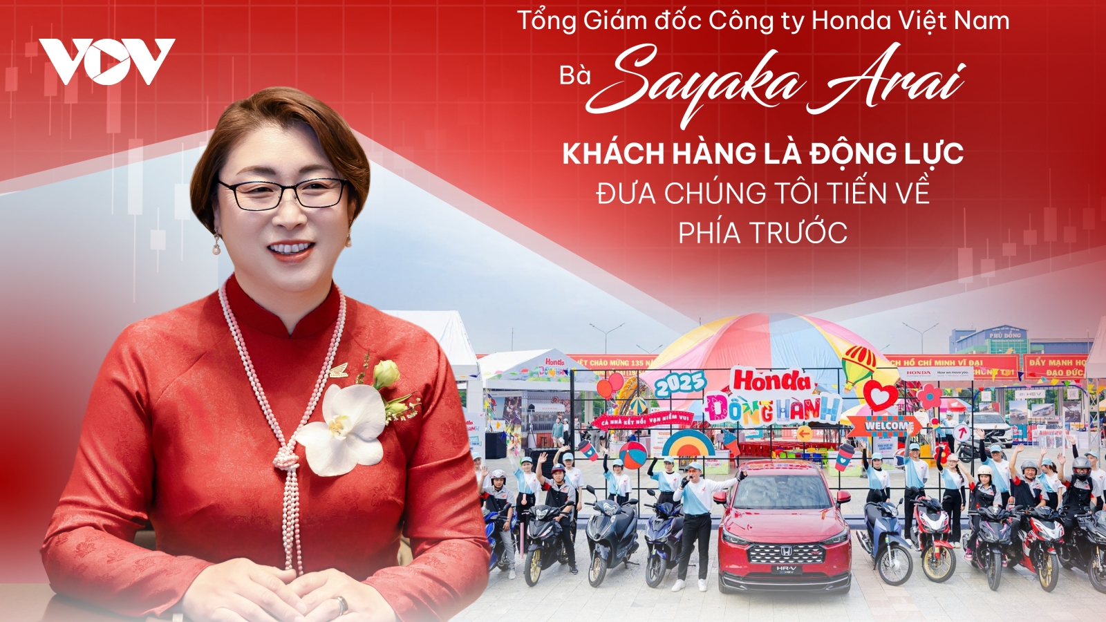TGĐ Honda Việt Nam Sayaka Arai: Khách hàng là động lực để chúng tôi tiến lên
